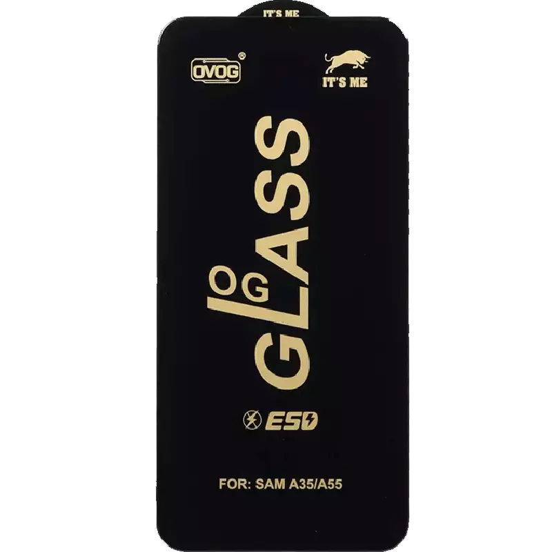 محافظ صفحه نمایش شیشه ای گوشی موبایل مدل Full Cover OG ESD OVOG مناسب Samsung Galaxy A35 / A55