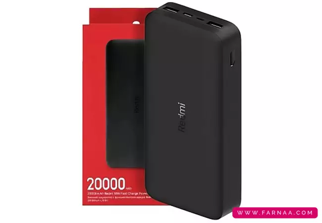 پاوربانک شیائومی مدل Redmi PB200 LZM ظرفیت 20000 میلی آمپر ساعت اورجینال