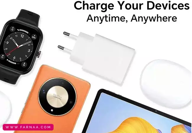 آداپتور شارژر سریع آنر 35 وات 2 پین مدل nb-200168c01