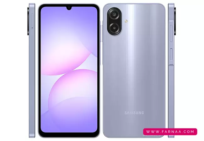 گوشی موبایل سامسونگ A07 4G با ظرفیت 128 گیگابایت و رم 6 گیگابایت