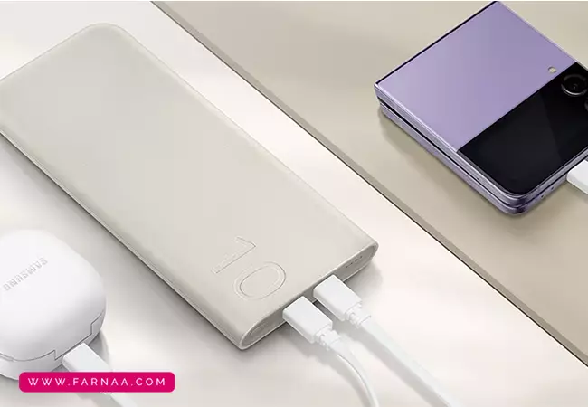 پاوربانک سامسونگ مدل EB-P3400 ظرفیت 10000 میلیآمپر ساعت