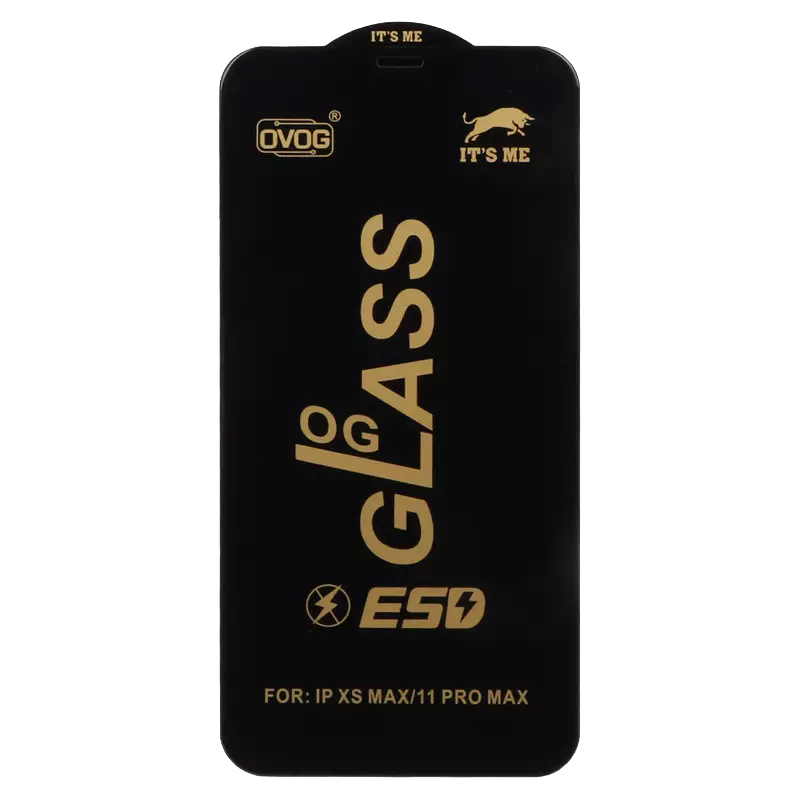 محافظ صفحه نمایش شیشه ای گوشی موبایل مدل Full Cover OG ESD OVOG مناسب Apple iphone X Max / XS Max / 11 Pro Max