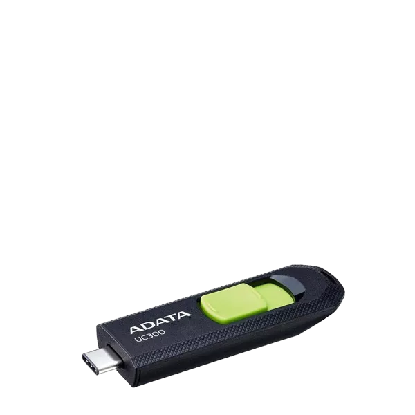 نمای جانبی فلش مموری ای دیتا مدل UC300 USB Type-c ظرفیت 32 گیگابایت