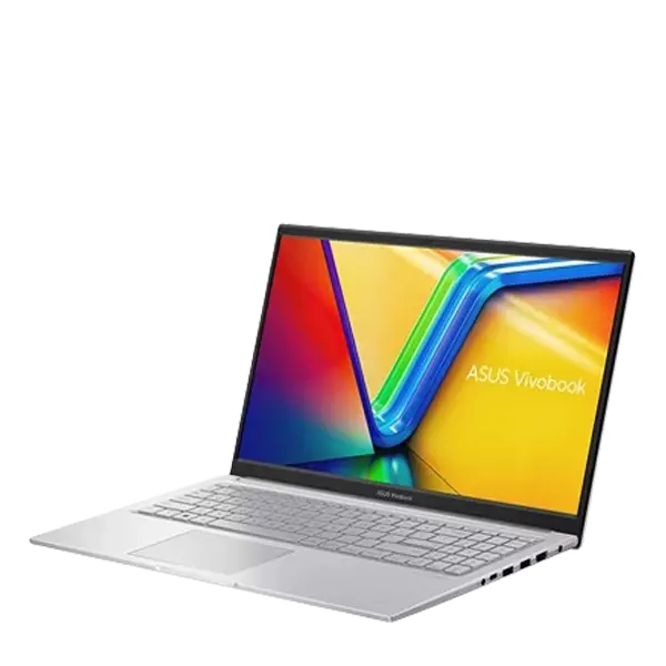 نمای جلو لپ تاپ ایسوس مدل Vivobook 15 X1504VA Core i5 1335U 8GB 512SSD رنگ نقره‌ای
