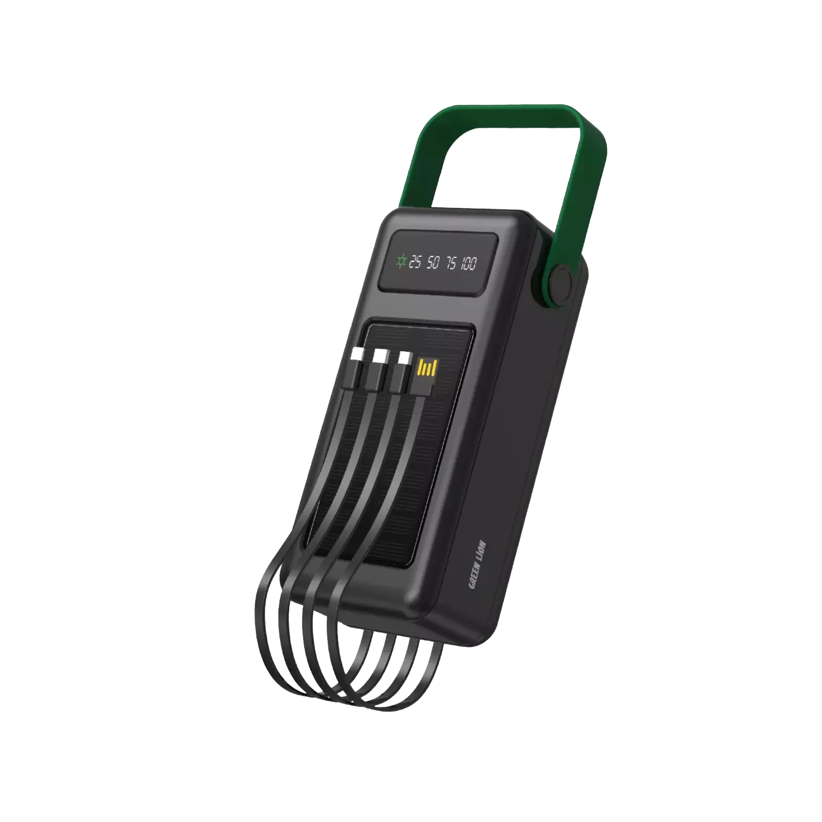 پاوربانک خورشیدی گرین لاین مدل Solar Max GNSLRPB50KBK ظرفیت 50000mAh