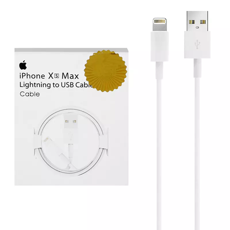 کابل شارژ USB به Lightning آیفون مدل Xs Max MD818ZM/A طول ۱ متر