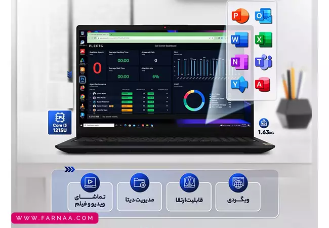 لپ تاپ ایسوس Vivobook 15 F1504VA NJ825 core i7 1355U 12GB 512GB SSD
