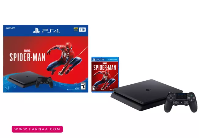 خرید کنسول بازی سونی مدل PlayStation 4 Slim ظرفیت یک ترابایت ریجن 3 کد CUH-2218B