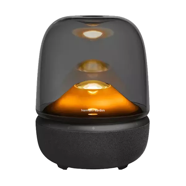 نمای روبه رو رنگ نارنجی اسپیکر بلوتوثی هارمن کاردن مدل Aura Studio 5