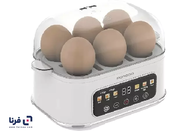 دستگاه آب پز و پخت تخم مرغ برقی پرودو مدل Poacher PDLFSTEB808WH
