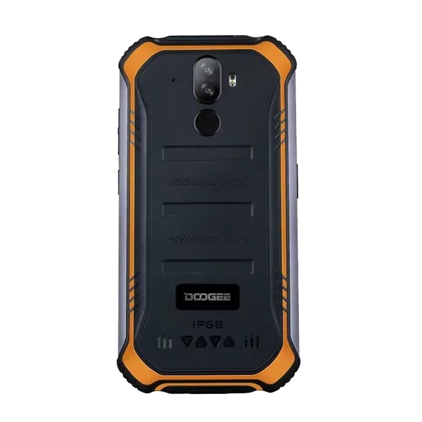 پنل پشت گوشی موبایل دوجی S40 pro ظرفیت 64 رم 4 گیگابایت مشکی نارنجی