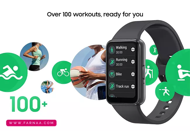 مچ بند هوشمند سامسونگ مدلR390 Galaxy Fit3