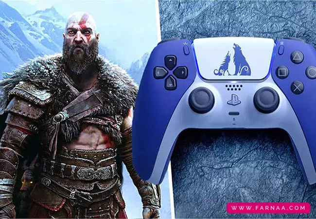 دسته بازی پلی استیشن 5 سونی مدل Dualsense God of War: Ragnarok
