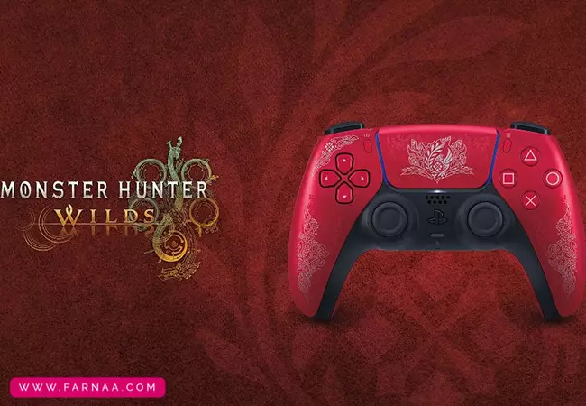 دسته بازی سونی پلی استیشن 5 مدل Dualsence Monster Hunter - Limited Edition- نسخه محدود