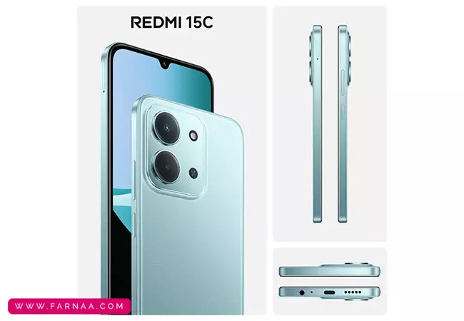 گوشی موبایل شیائومی Redmi 15C با ظرفیت 128 گیگ و رم 4 گیگابایت