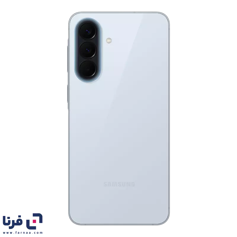 نمای عقب گوشی موبایل سامسونگ مدل galaxy a57 آبی یخی
