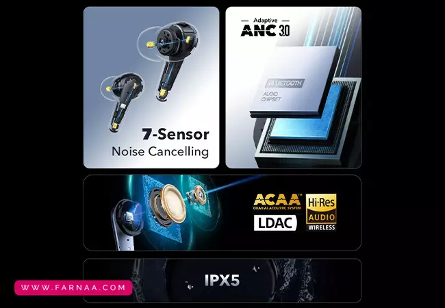 هندزفری بلوتوثی انکر مدل Liberty 4 Pro