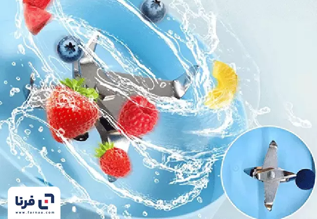 تیغه‌های شیکر شارژی بمیدی مدل JB01 گنجایش 0.45 لیتر