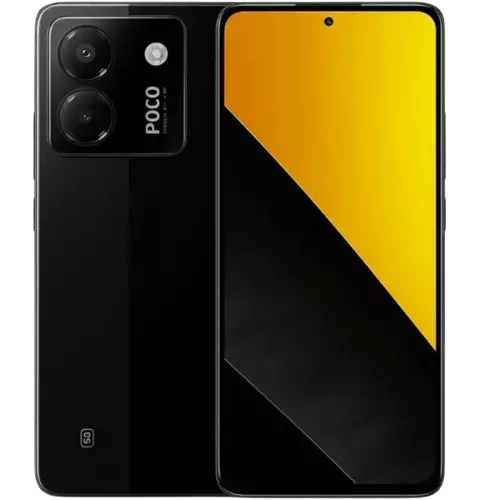 نمای پشت و جلوی گوشی موبایل شیائومی Poco M7 Pro 5G ظرفیت 512 رم 12 گیگابایت 
