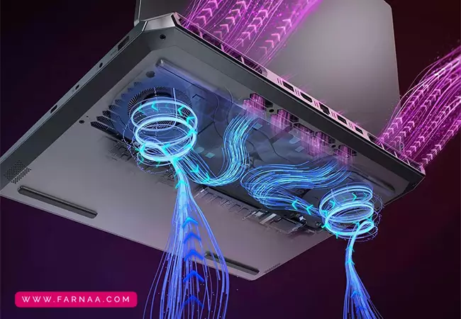 لپ تاپ لنوو مدل LOQ 15IAX9 core i5 12450HX 12GB 512GB SSD RTX3050