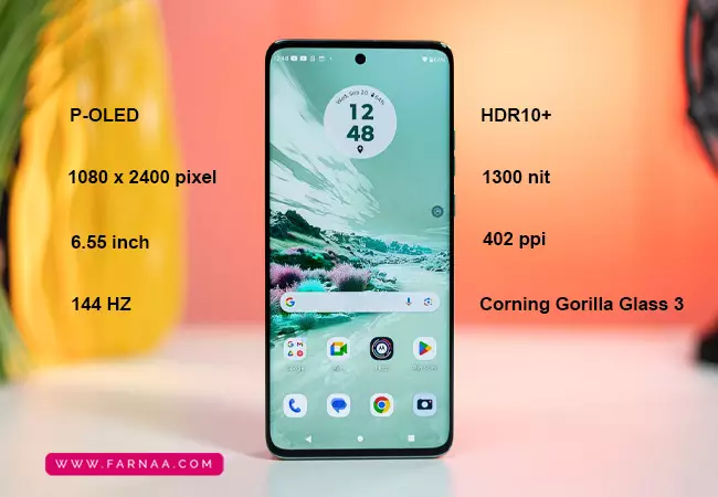 نمایشگر گوشی موتورولا edge 40 neo