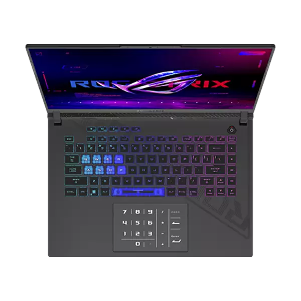 نمای از بالا  لپ تاپ 16 اینچی ایسوس مدل ROG Strix G614JV i7 13650H 16GB 1TB SSD RTX 4060