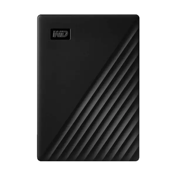 هارد اکسترنال وسترن دیجیتال مدل My Passport ظرفیت چهار ترابایت دارای رابط USB Type-A 3.2