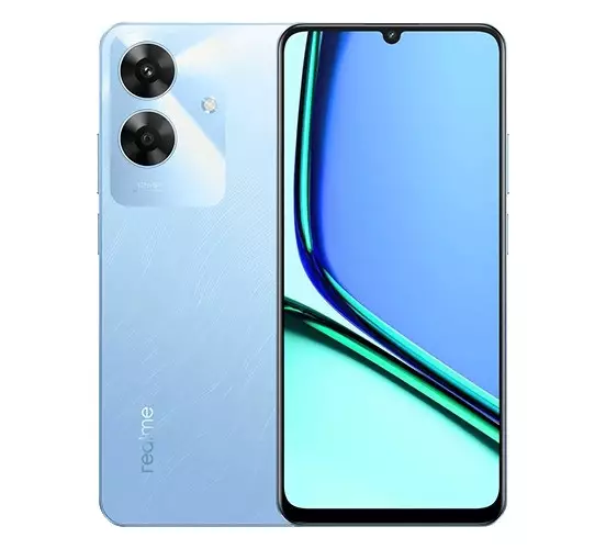 تصویر پشت و جلوی گوشی موبایل ریلمی Realme Note 60 ظرفیت 128 رم 4 گیگابایت 