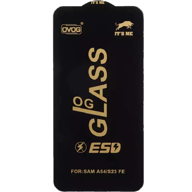 محافظ صفحه نمایش شیشه ای گوشی موبایل مدل Full Cover OG ESD OVOG مناسب Samsung Galaxy S23 FE / A54 / Honor 400