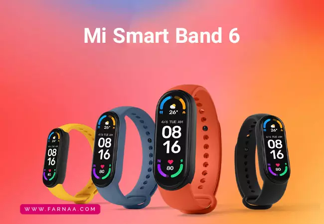 مچ بند هوشمند شیائومی mi band 6