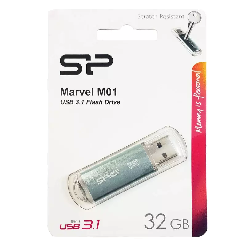 فلش مموری سیلیکون پاور مدل Marvel M01 ظرفیت 32 گیگابایت
