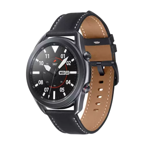 نمای نیم رخ راست ساعت هوشمند سامسونگ مدل Galaxy Watch3 SM-R850 41mm مشکی
