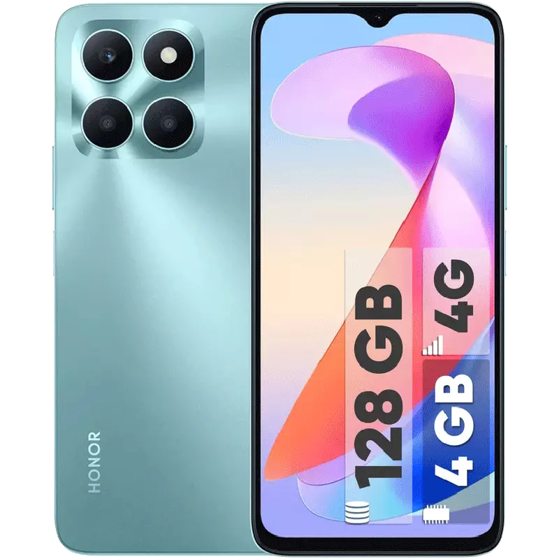 honor x6a 128gb and 4gb ram mobile phone