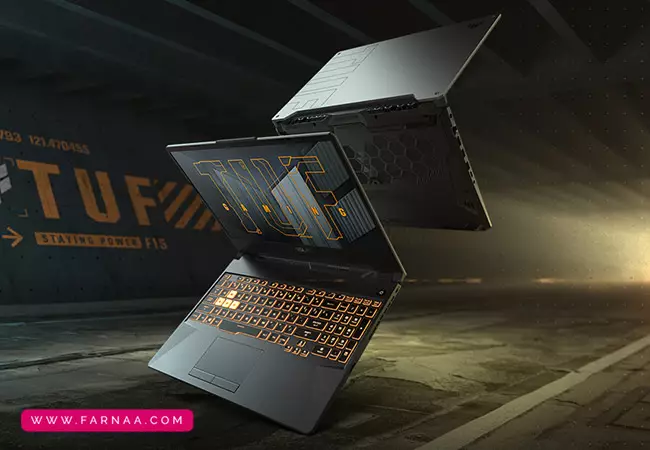 لپ تاپ 15.6 اینچی ایسوس مدل TUF Gaming FX507ZC i7 16GB RAM 512GB SSD RTX 3050 4GB