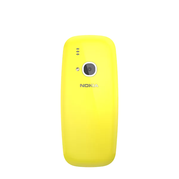 پشت گوشی موبایل نوکیا مدل (2017) 3310 دو سیم کارت زرد