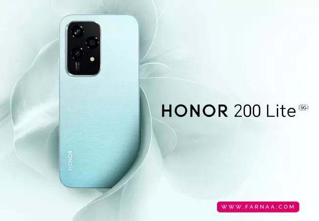 گوشی آنرHonor 200 Lite  با ظرفیت 256 گیگ و رم 8 گیگابایت