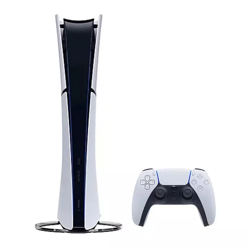 نمای جلوی کنسول بازی سونی مدل Play Station 5 Digital slim ظرفیت یک ترابایت ریجن ۱ آمریکا CFI-2015