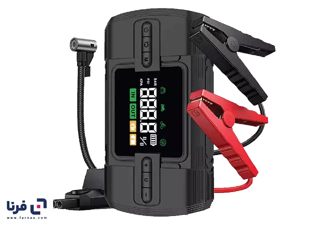 استارتر خودرو گرین لاین مدل 12V GN12VJUSTBK ظرفیت 12000 میلی آمپر ساعت