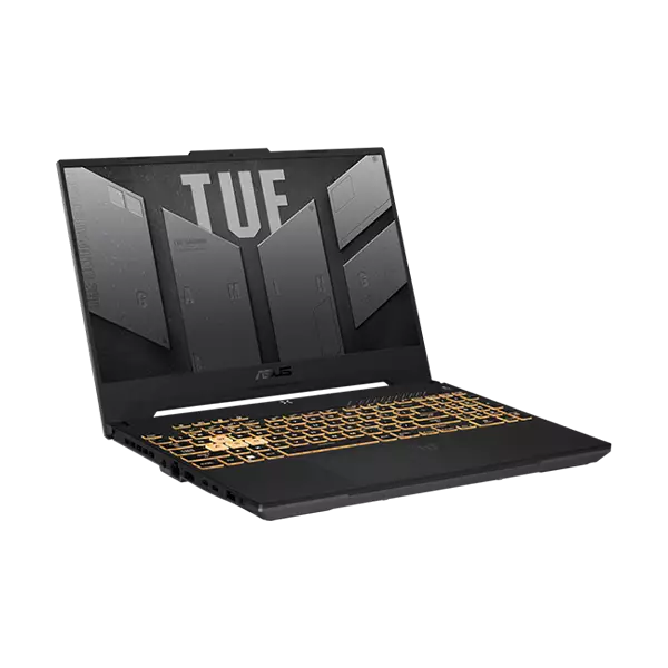 نمای جلوی سمت چپ  لپ تاپ 15.6 اینچی ایسوس مدل TUF Gaming FX507ZC i7 16GB 512GB SSD RTX 3050 4GB