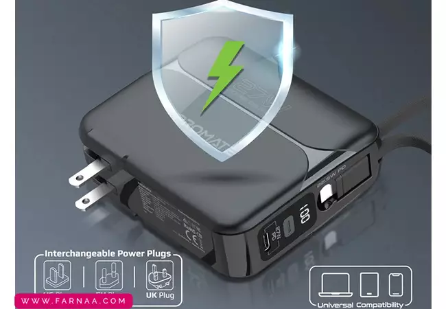 پاوربانک پرومیت مدل PowerPack-20Pro ظرفیت 20000 میلیآمپر ساعت