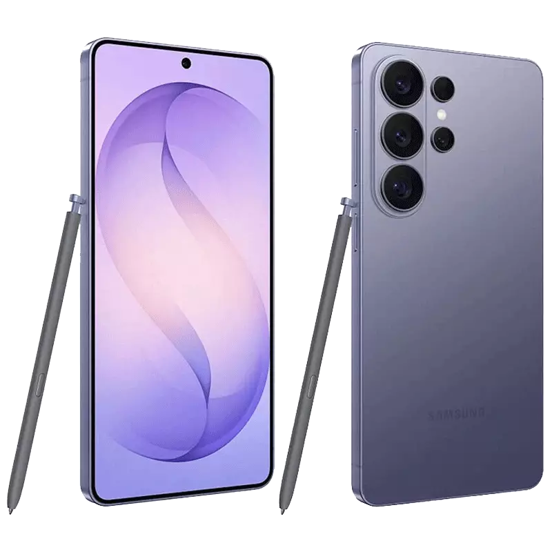 گوشی موبایل سامسونگ مدل Galaxy S26 Ultra ظرفیت 256 گیگابایت رم 12 گیگابایت پک ویتنام بنفش پشت و رو