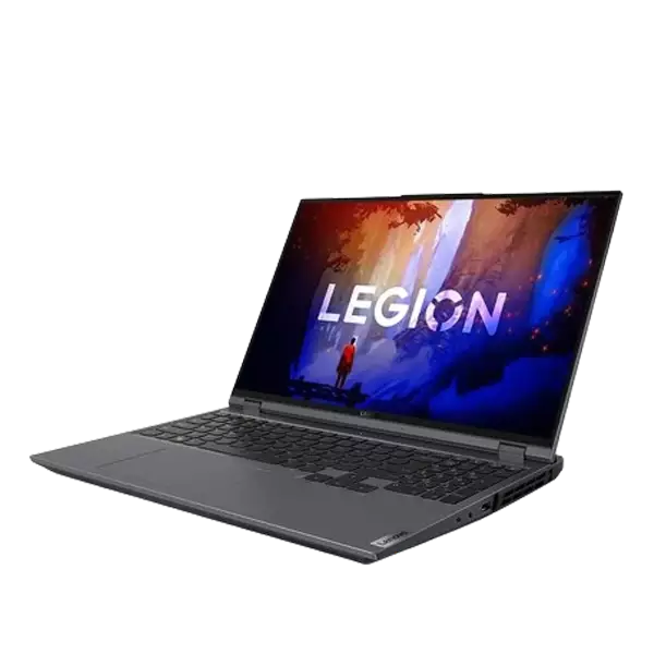 نمای جلو سمت راست لپ تاپ لنوو مدل Legion 5 Ryzen7 16GB 512GB RTX3060 2K