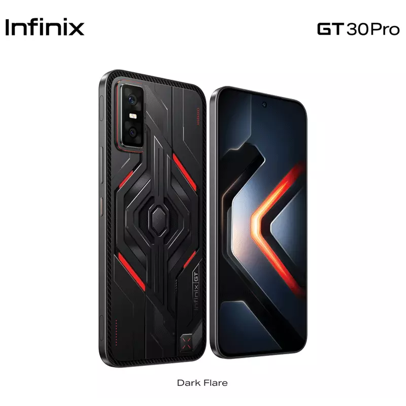 گوشی موبایل اینفینیکس مدل GT 30 Pro ظرفیت 256 گیگابایت رم 8 گیگابایت رنگ مشکی