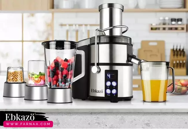 آبمیوه گیری چهار کاره مدل ابکازو Ebkazo FJ-1214