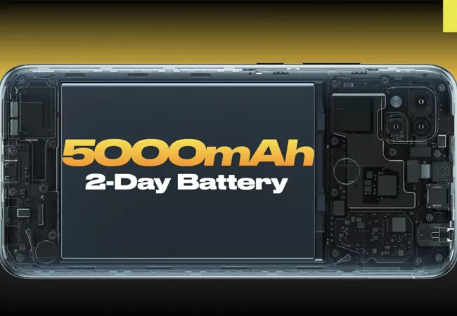 باتری 5000 میلی آمپر بر ساعت گوشی POCO C31