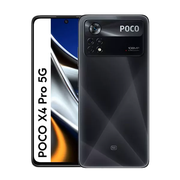 پنل جلو و پشت گوشی موبایل شیائومی POCO X4 Pro 5G ظرفیت 128 رم 6 گیگابایت مشکی