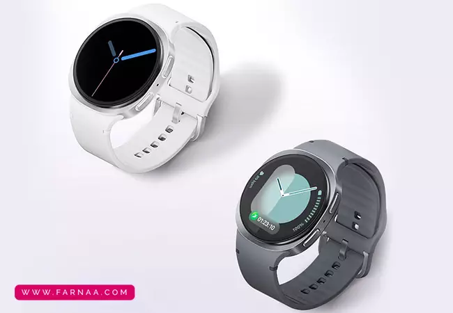 ساعت هوشمند 44 میلی‌متری سامسونگ مدل Galaxy Watch 8 با بند پلاستیکی