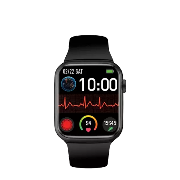نمای روبرو ساعت هوشمند پرومیت مدل XWATCH-B19 رنگ مشکی