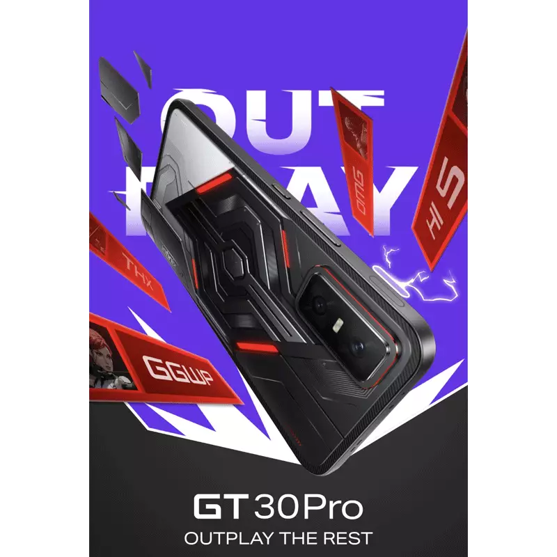 گوشی موبایل اینفینیکس مدل GT 30 Pro ظرفیت 512 گیگابایت رم 12 گیگابایت گیمینگ