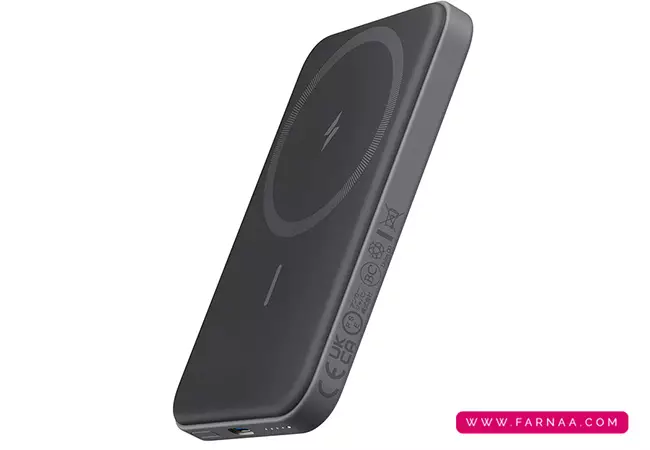 پاوربانک انکر 621 مدل Magnetic Battery A1610 ظرفیت 5000 میلیآمپر ساعت